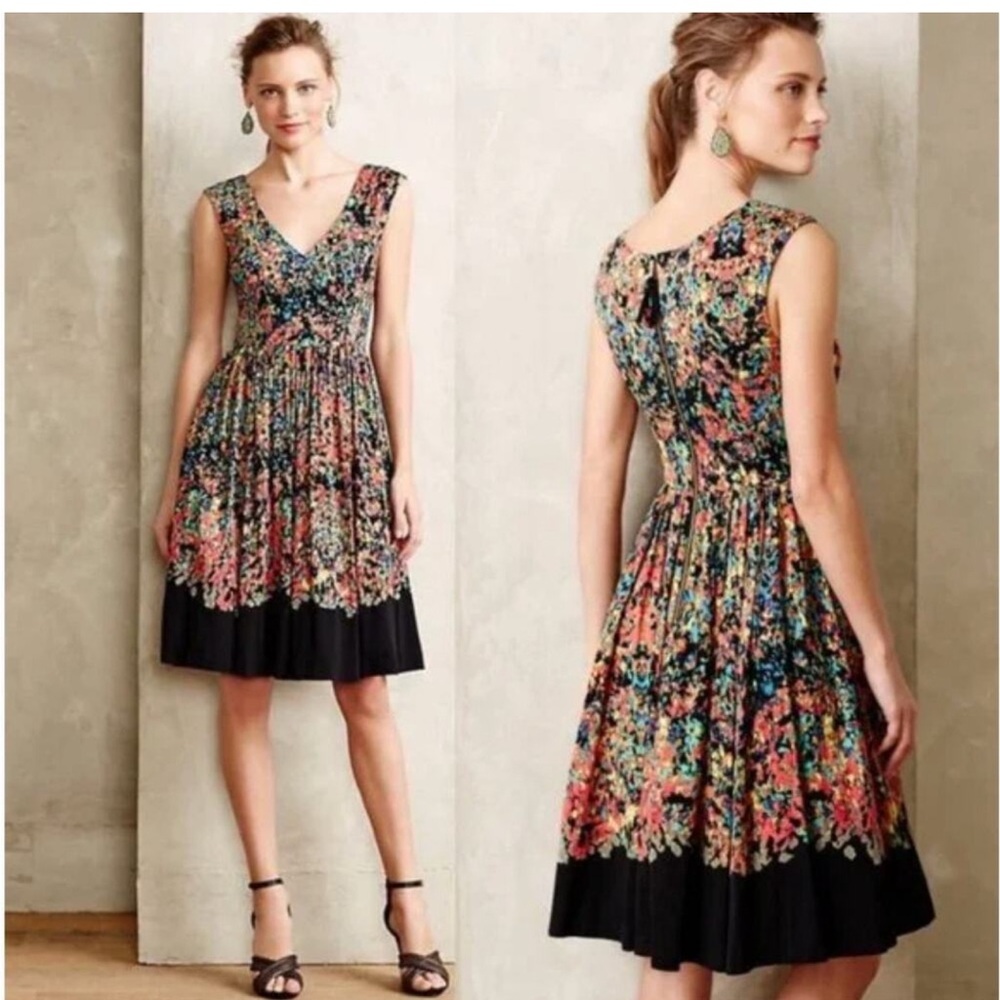 Plenty by Tracy Reese Multicolor Floral Midi Dress